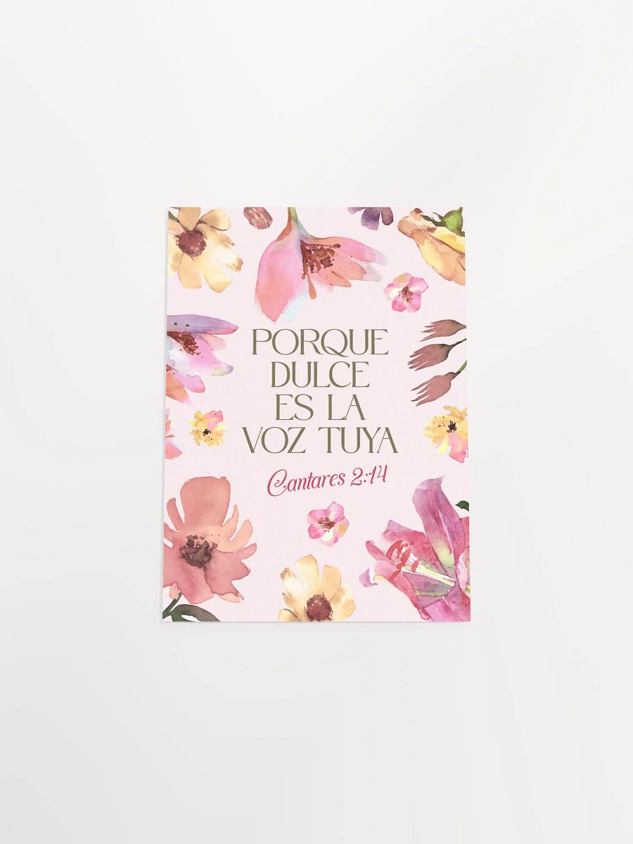 Sweet Voice Floral Poster product image (13)