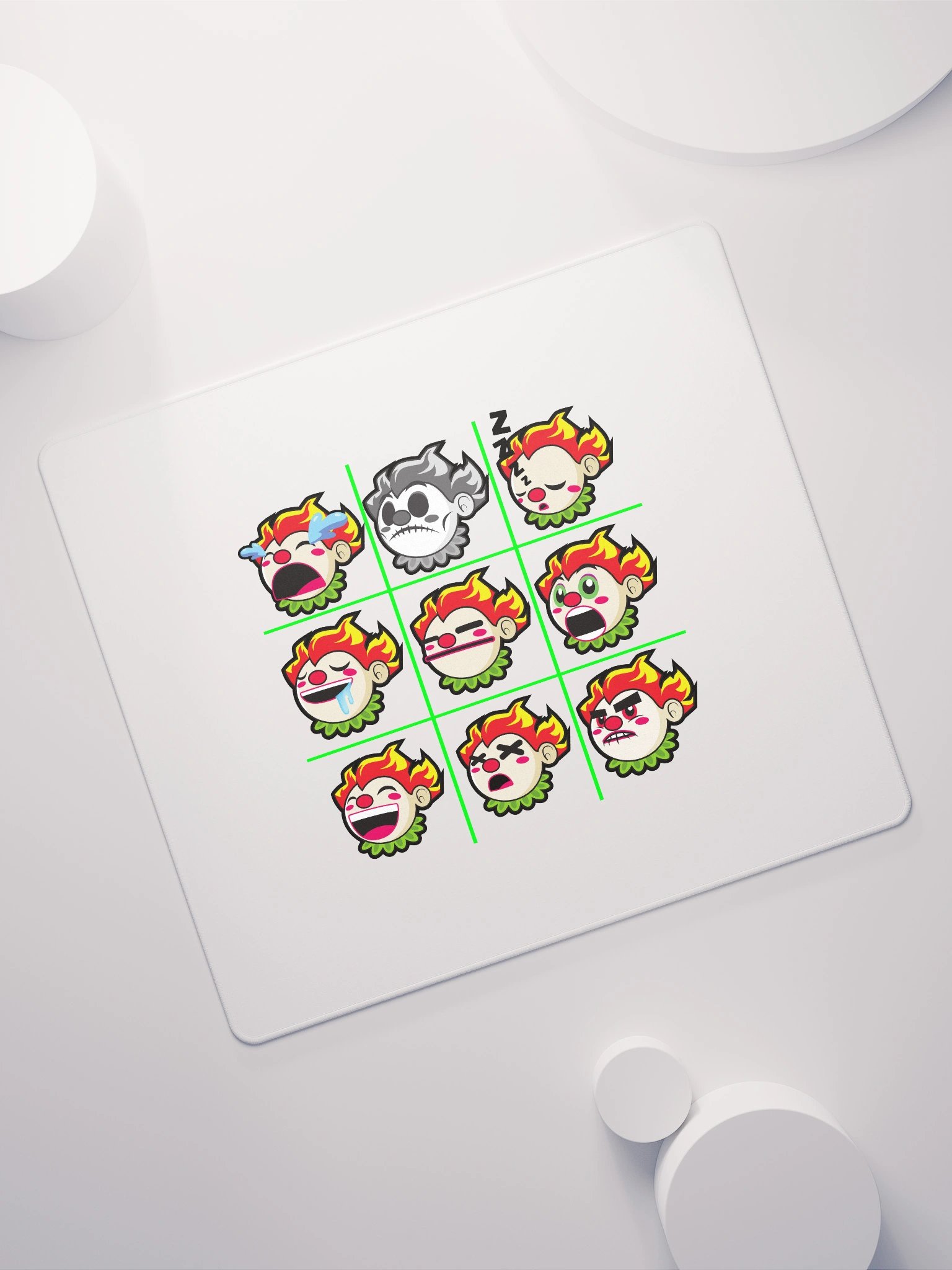 Faces of Crab Clown Gaming Mouse Pad product image (7)