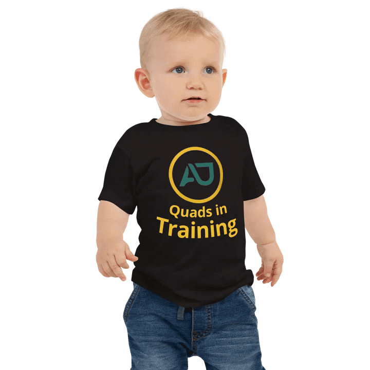 Quads in Training Baby Tee product image (1)