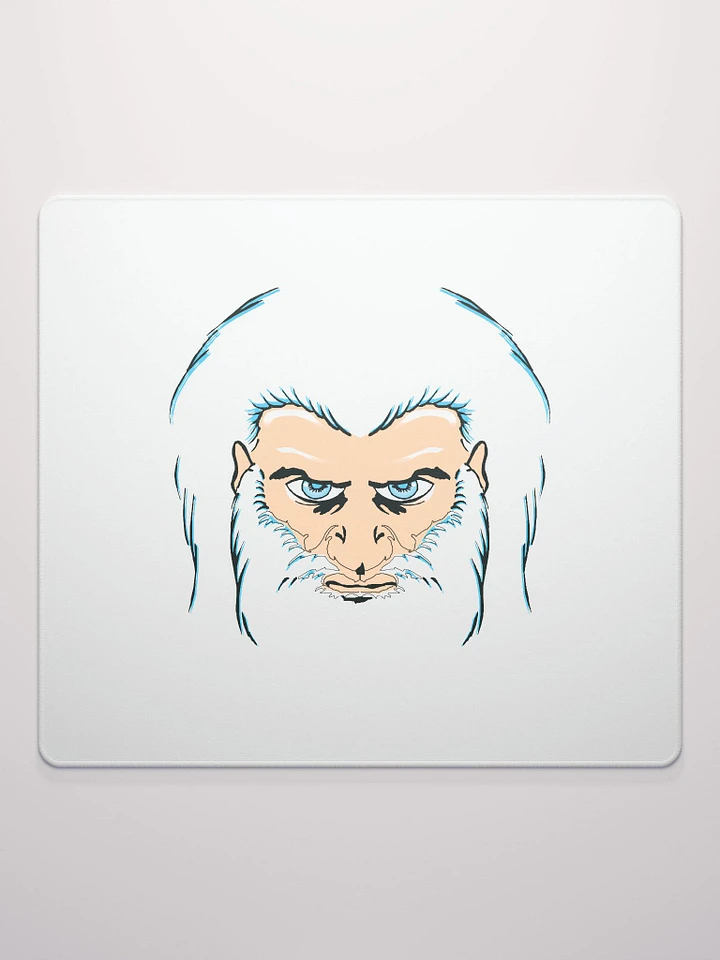 Serious Gamer's Stylized Face Mouse Pad product image (3)