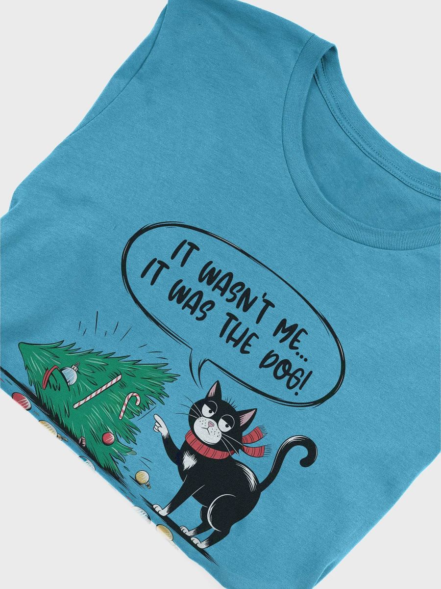 Festive Cat Trouble Christmas T-Shirt product image (52)