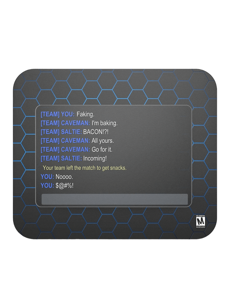 Carball Quick Chat Champ: Snacks - Mouse Pad | #MadeByMELO product image (2)