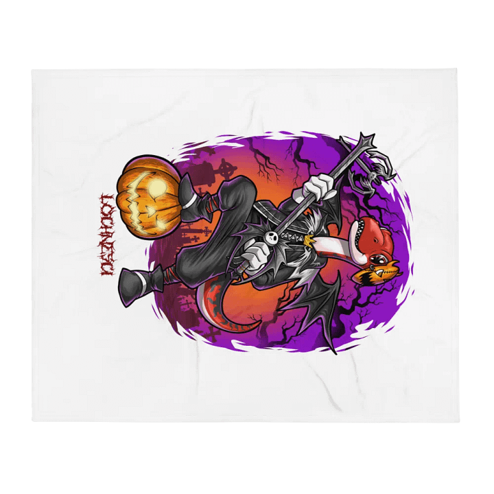 Halloween Nessie Throw Blanket product image (1)