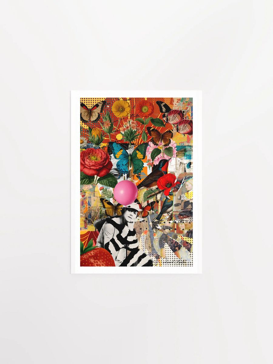 'It's My World' by Edward Martin : Mixed Media Collage Print product image (2)