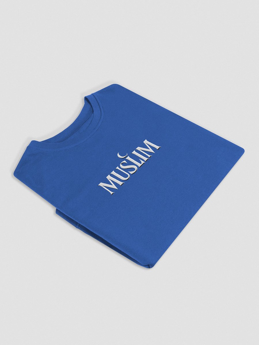 MUSLIM Signature Blue Sweater - UNISEX Embroidery product image (3)