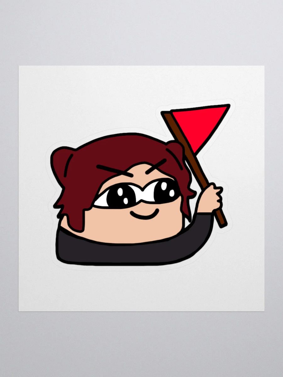 Tina Red Flag Stickers product image (1)