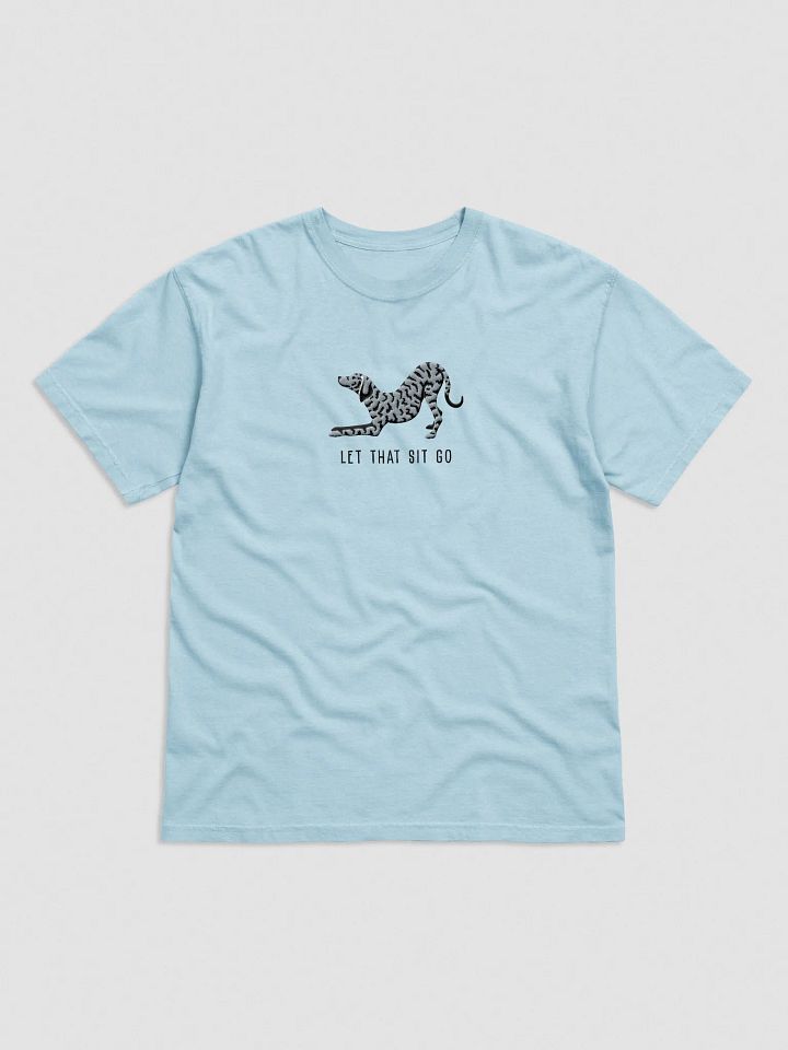 Let That Sit Go T-Shirt(Embroidered) of a Plott Hound(Blue Brindle) product image (41)