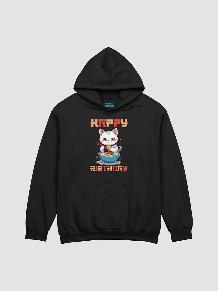 Happy Birthday (Cat With Noodles) Hoodie product image (1)