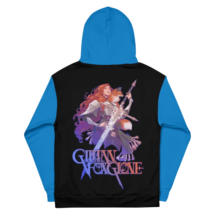 Gillian Foxglove Knight and the Fox Hoodie (Blue) product image (2)