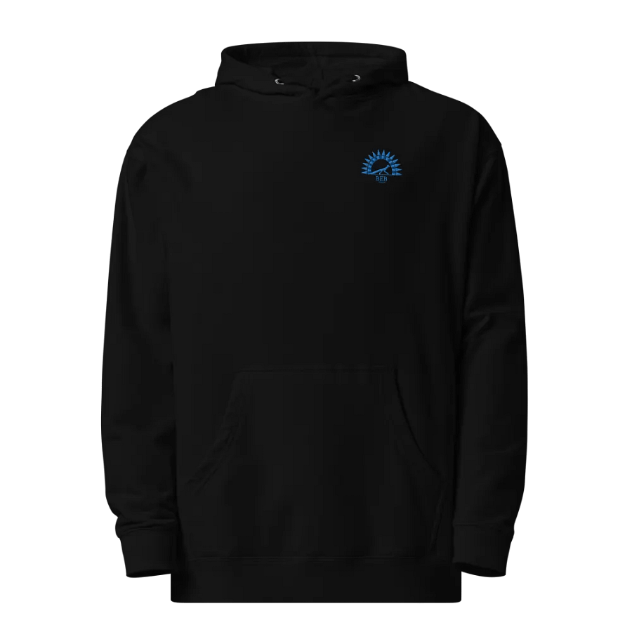 Bright-Eyed Birding Premium Embroidered Hoodie (Inverse) product image (1)