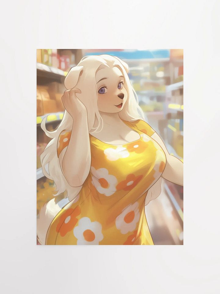 Golden Fur in Aisle Seven Poster product image (1)
