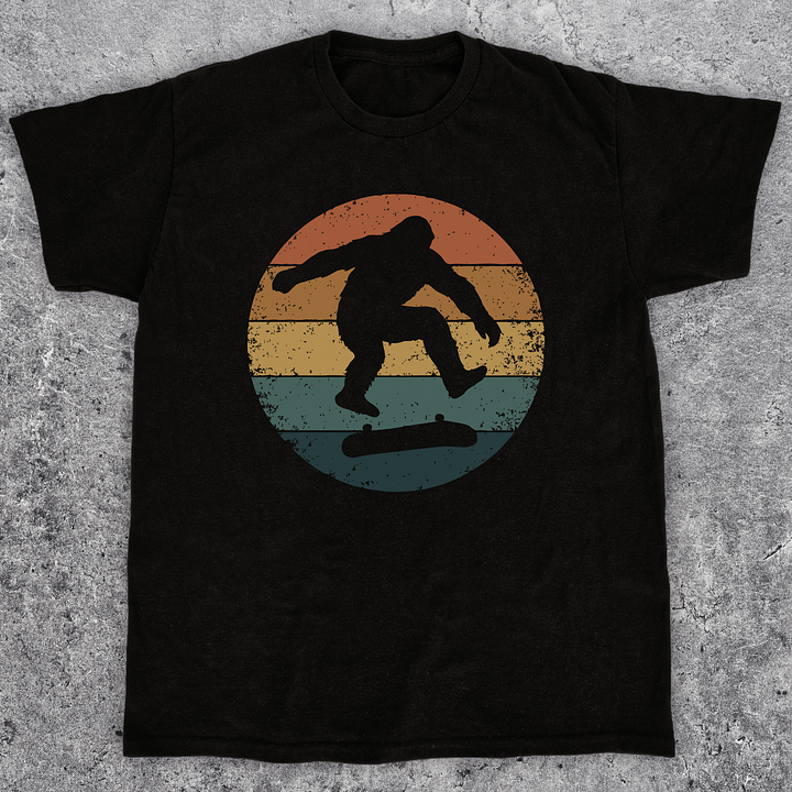 Bigfoot retro skateboarding, Unisex t-shirt product image (1)