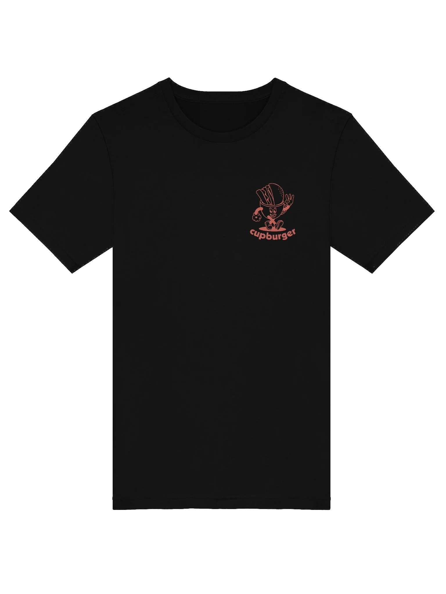 Cupburger "Fast Food" Black Tee product image (5)