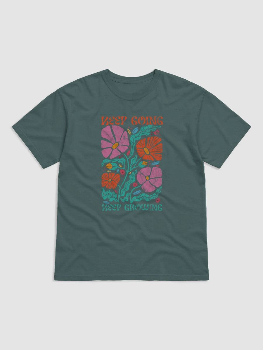 Keep Going Keep Growing Boho Retro Disco Flowers | Aesthetic, Hippie, Psychedelic & Motivational Tees product image (4)