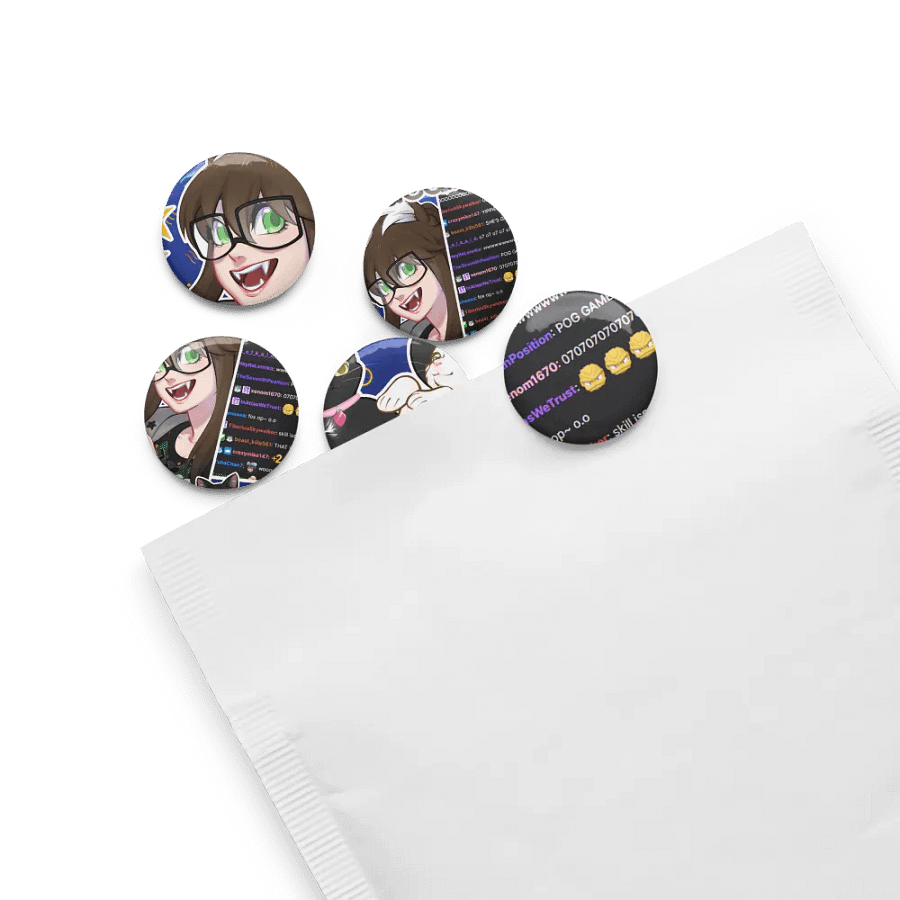 4Year Anniversary Button Pins product image (4)