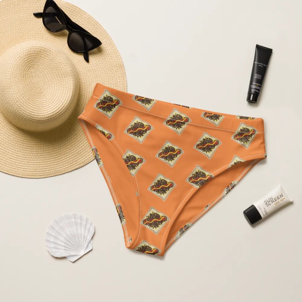 Snags - All-Over Print Recycled High Waisted Bikini Bottom product image (8)