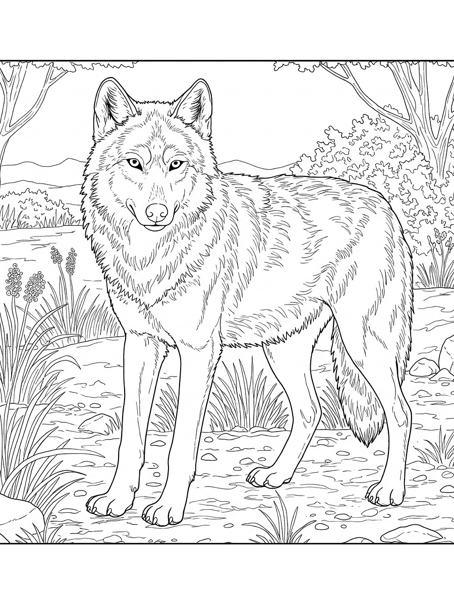 Jungle Animal Coloring Book for Kids product image (6)