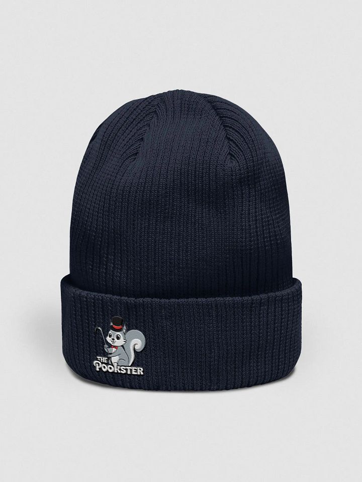 Organic Cotton Embroidered Beanie: Dapper Pookster product image (2)