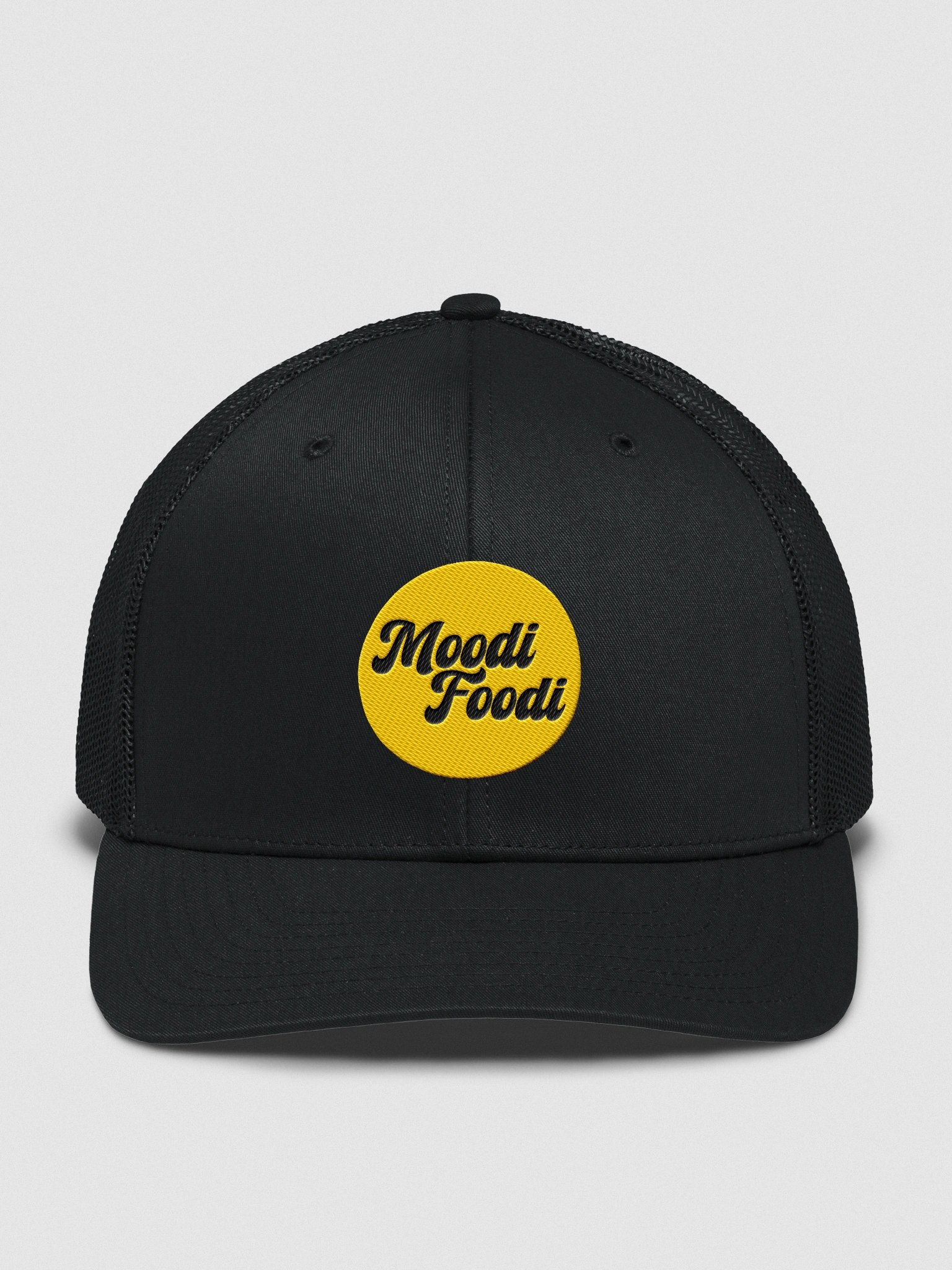 The OG Moodi Foodi Trucker Cap – Signature Statement Piece – Mustard Pop product image (1)