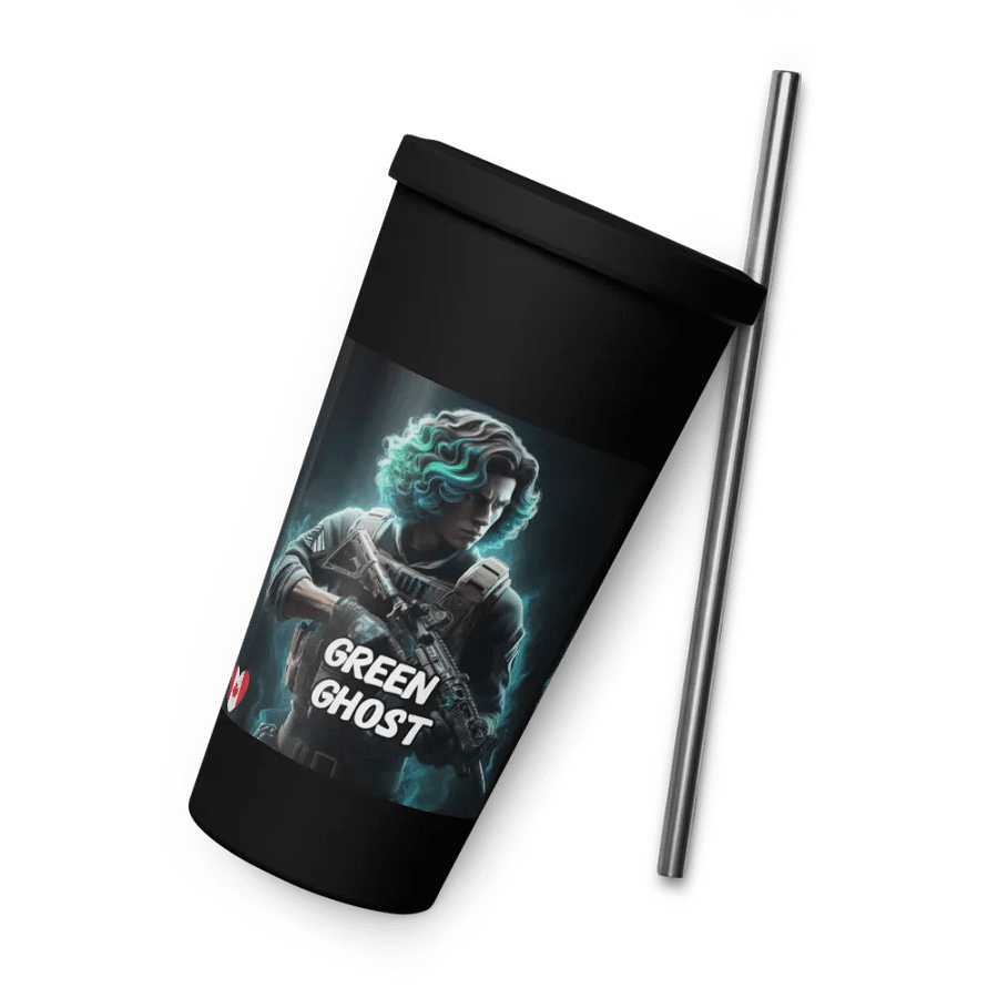 GREENGHOT- Stainless Steel cup with straw product image (6)