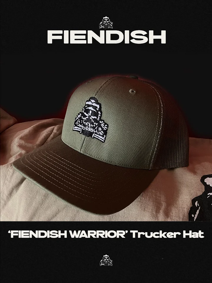 'FIENDISH WARRIOR' Trucker Hat product image (1)