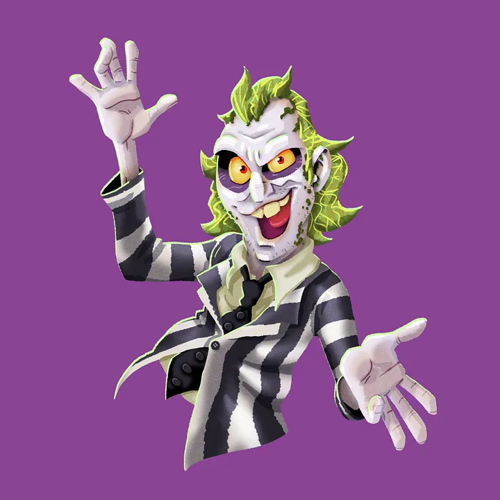 Beetlejuice Print (6x6") product image (1)