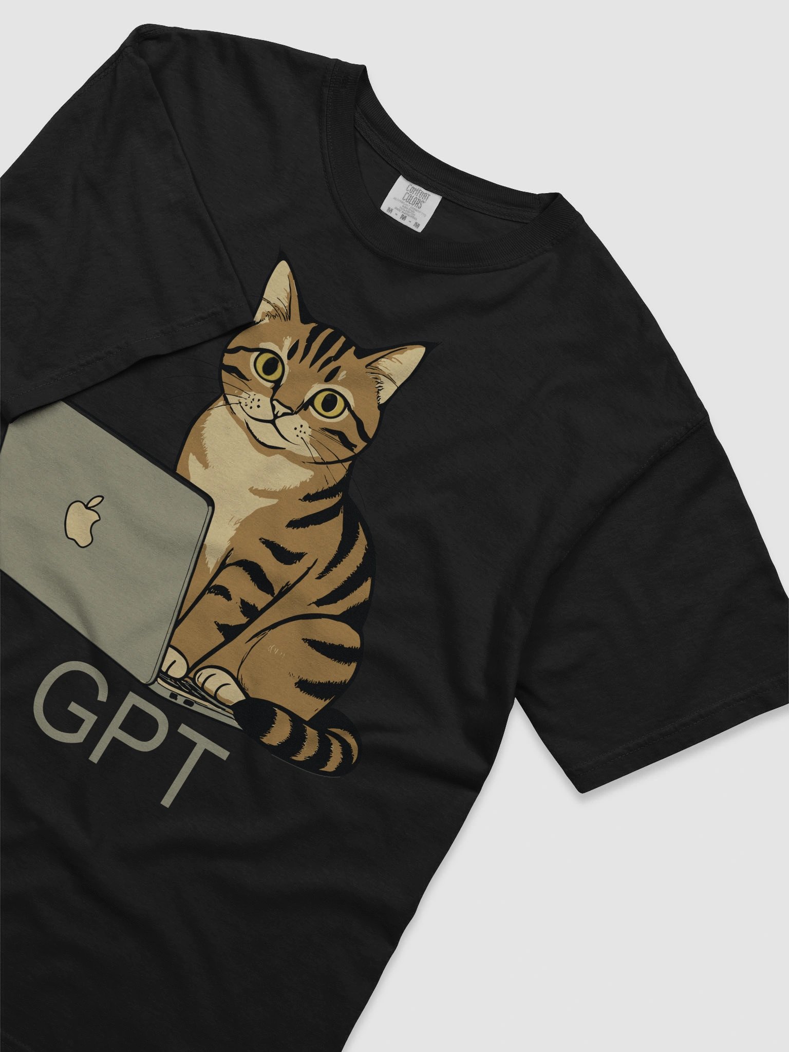 Tabby Tech Cat T-Shirt product image (2)