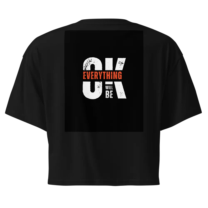 Savage Stretched Font Crop Top product image (1)