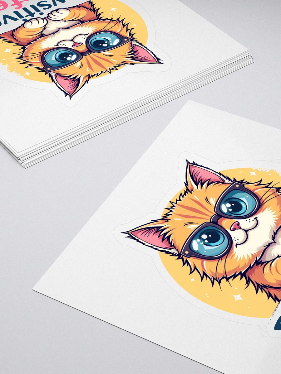 Pawsitively Purrfect Kitty Sticker Set product image (4)