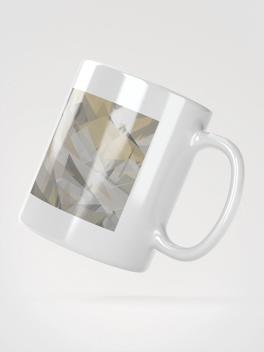 Geometric Fusion White Glossy Mug product image (2)
