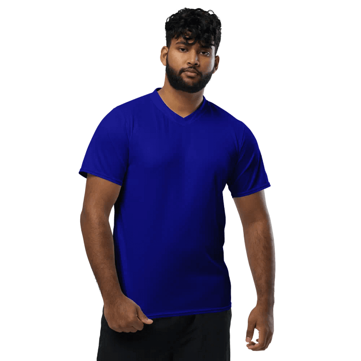 Unisex Navy Blue Sports Jersey product image (1)