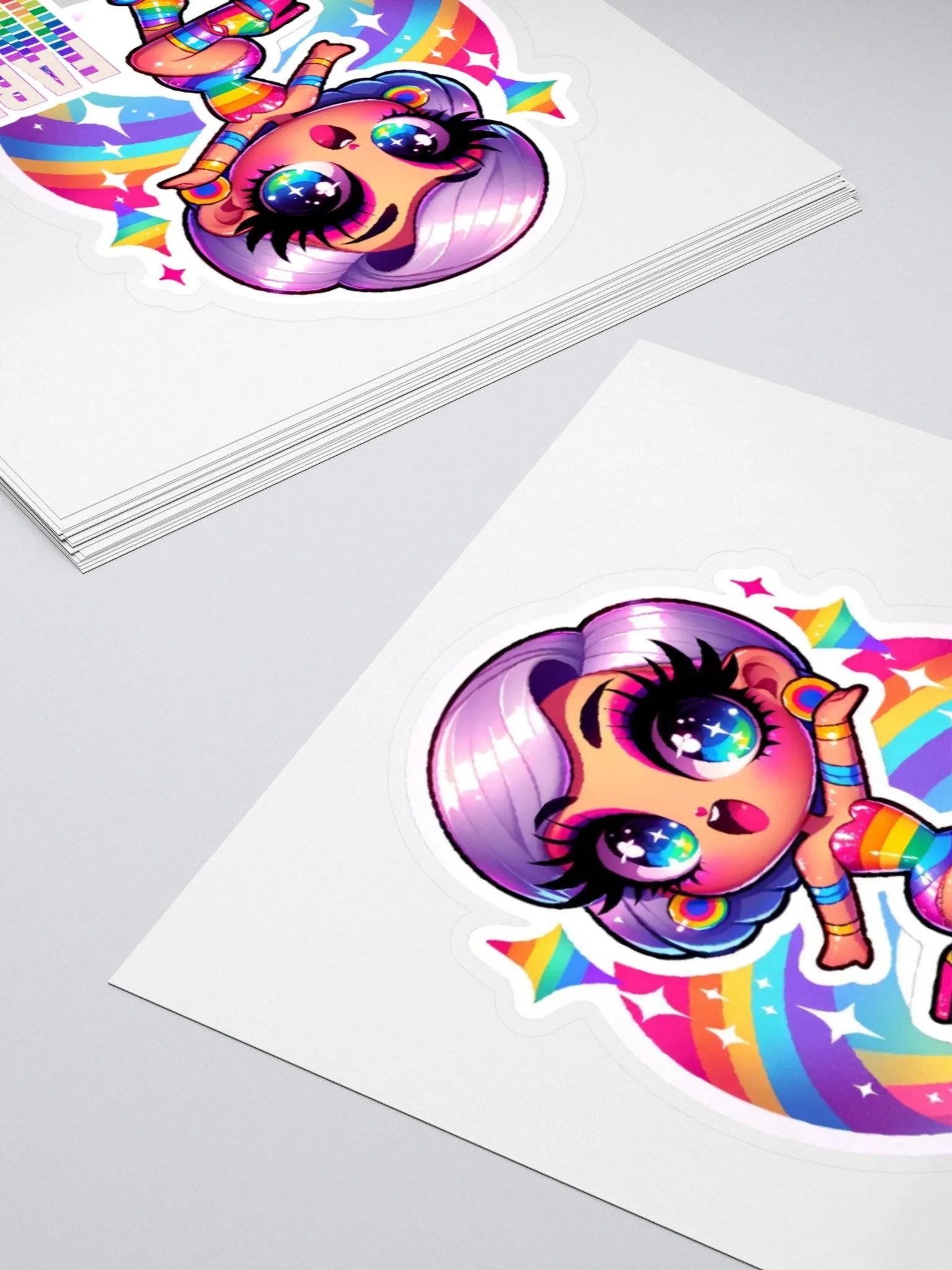 Drag Queen Fabulous Sticker Moto Sticker-My Fabulous Self Sticker-LGBTQIA+ Sticker-Rainbow Sticker product image (11)