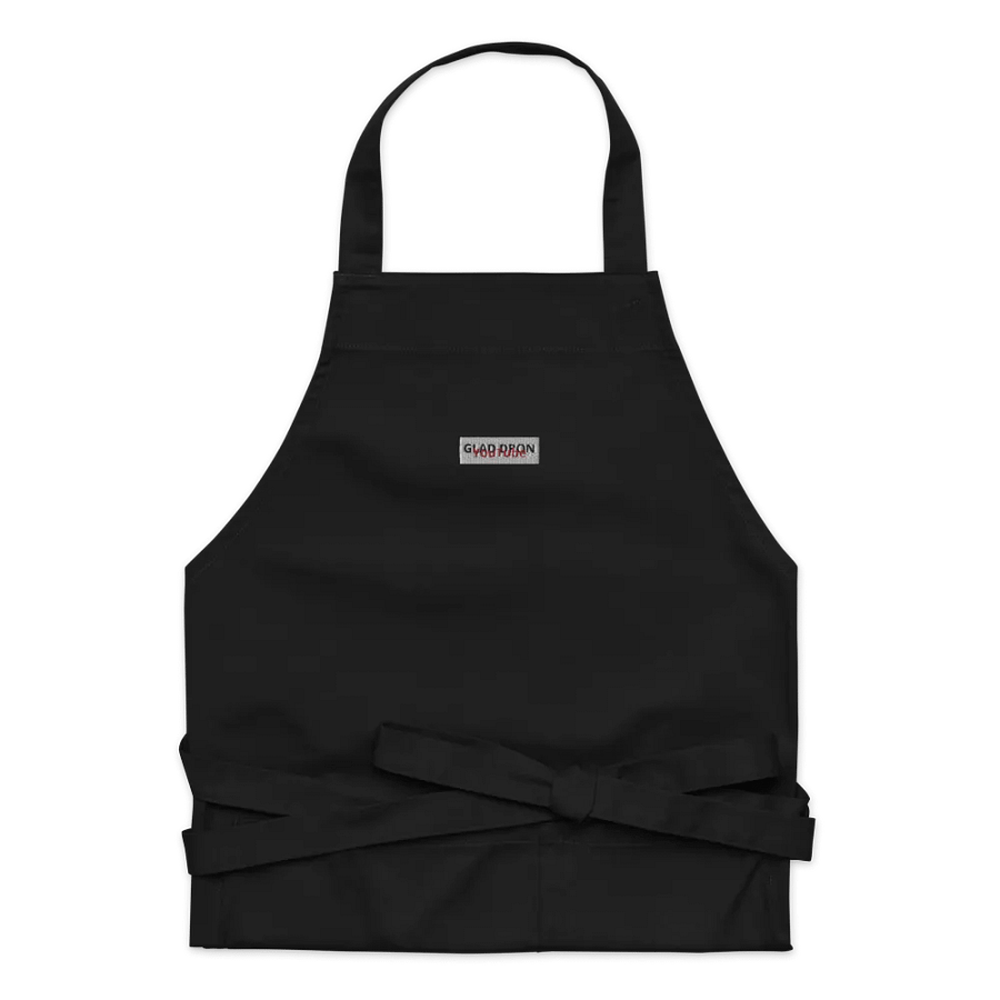 GLAD-DRON Distorted Logo Apron product image (7)