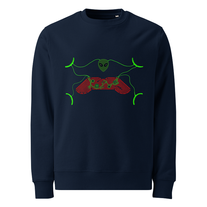 Galactic Gamer Organic Sweatshirt product image (1)