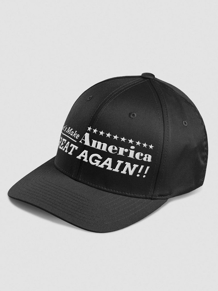 Let's Make America Great Again!! Structured Fitted Cap product image (3)