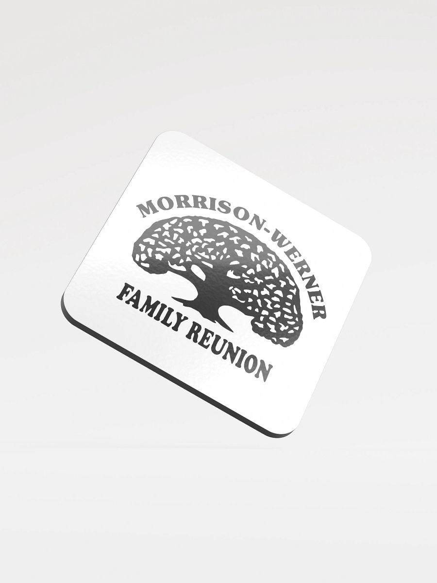 "Morrison-Werner Tree" Drink Coaster (White) product image (2)