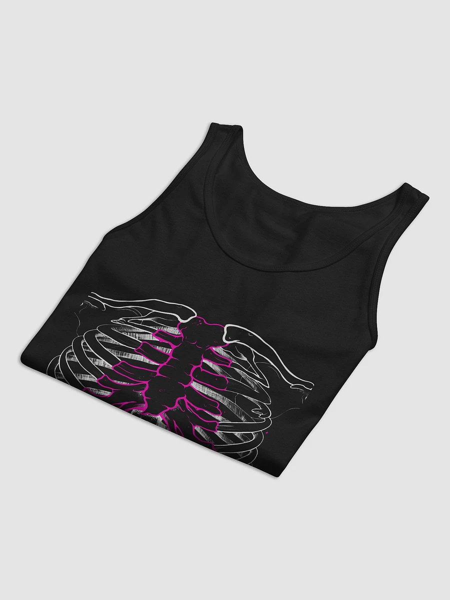 Pink Rib Vest - Black (Unisex) product image (6)