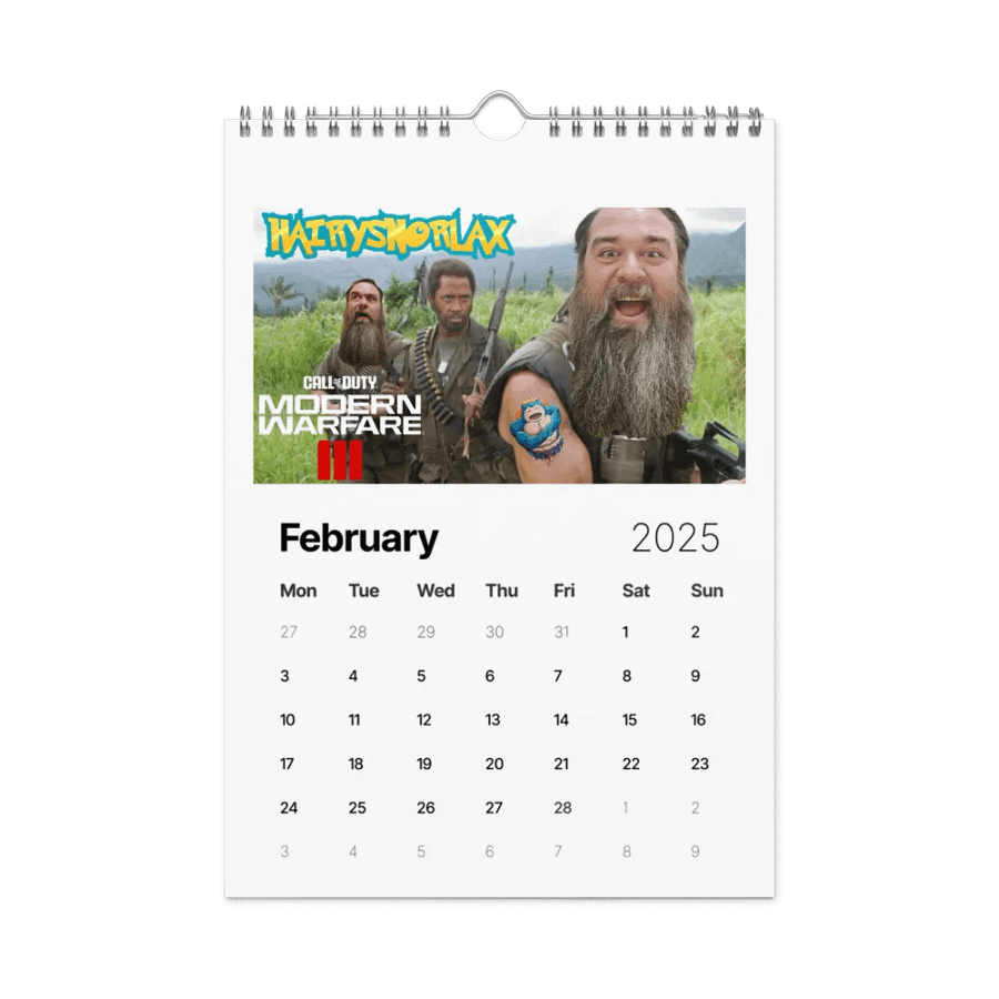 Hairy Snorlax Wall Calendar (2025) product image (5)