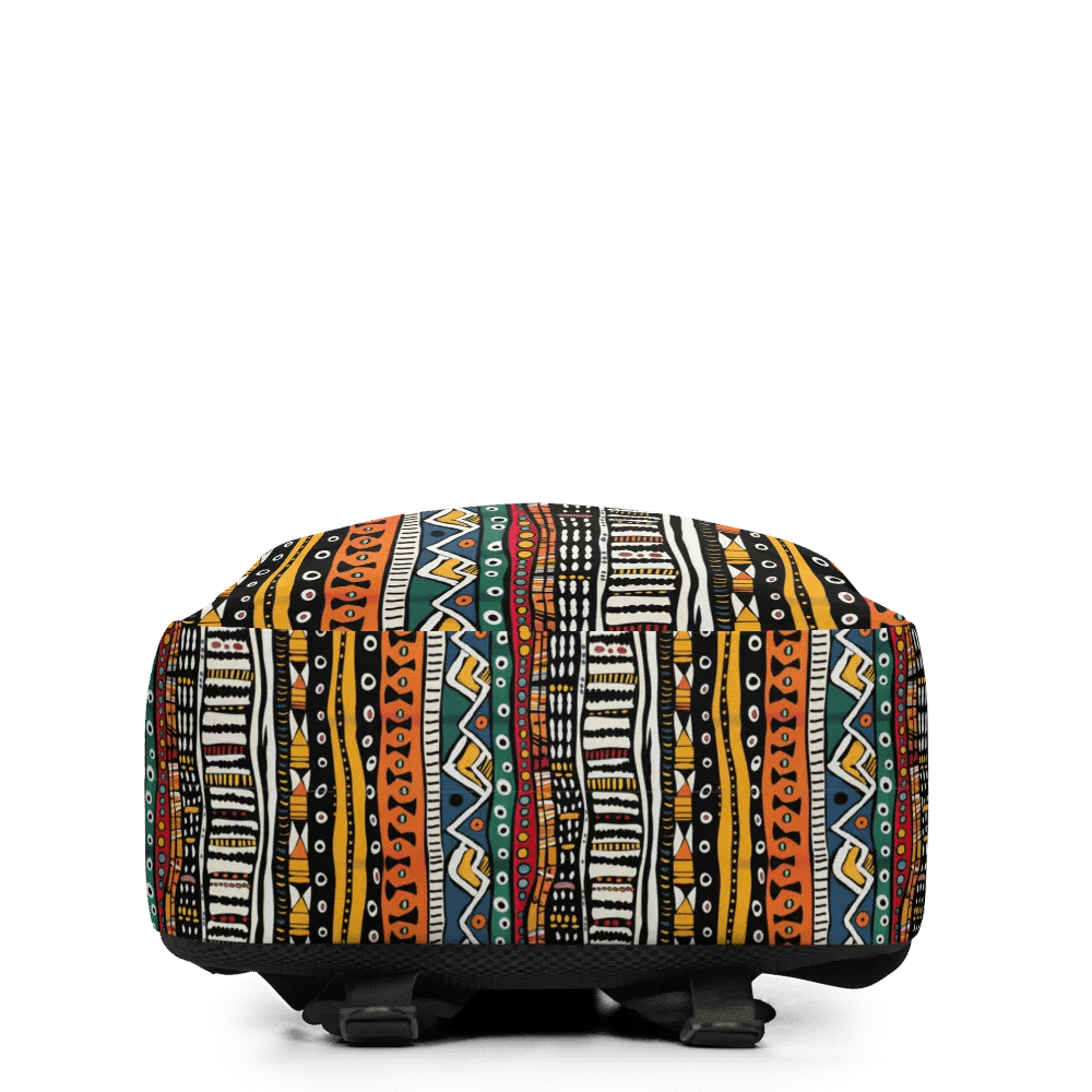 African Mudcloth Laptop Backpack product image (2)