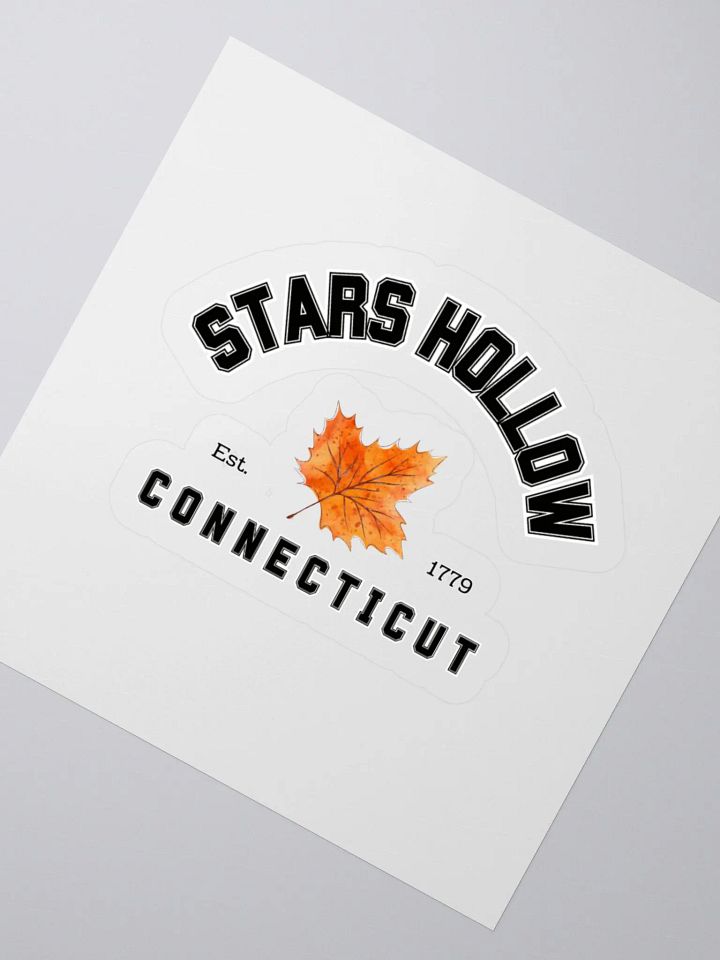 Stars Hollow Est. 1779 Connecticut - Sticker product image (2)