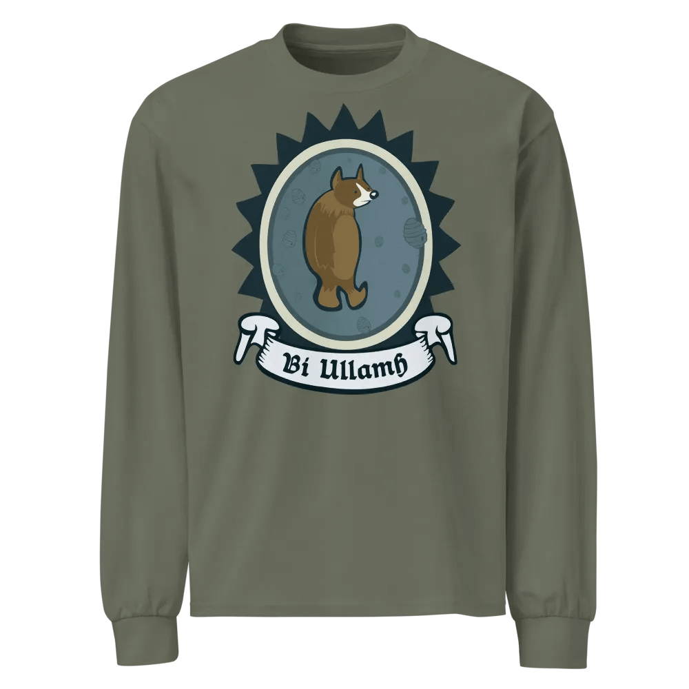 Béar Bí Ullamh AS Colour Premium Meáchan Trom Léine Sleeve Fada (Front Patch) product image (1)