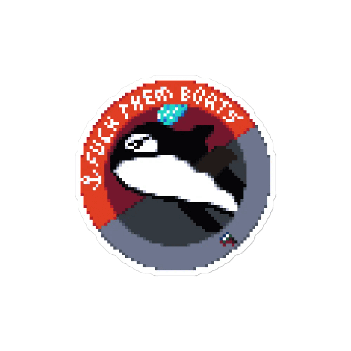 Fuck Them Boats Magnet product image (2)