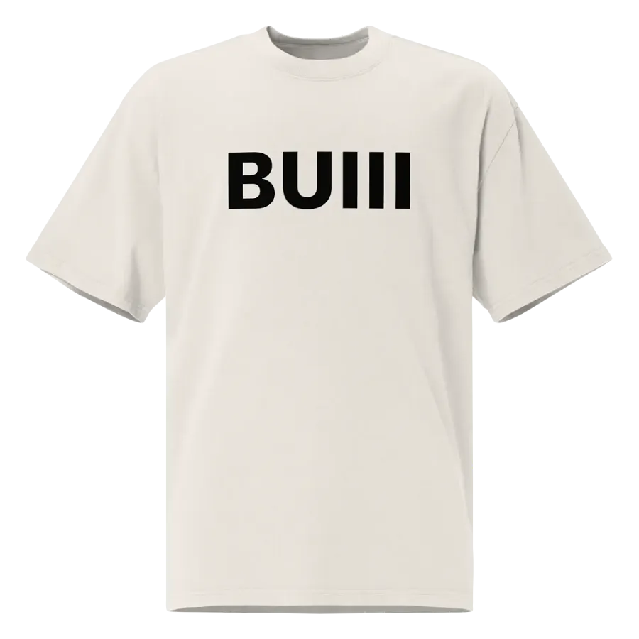 BUIII Originals Logo Premium Oversized T-shirt product image (1)