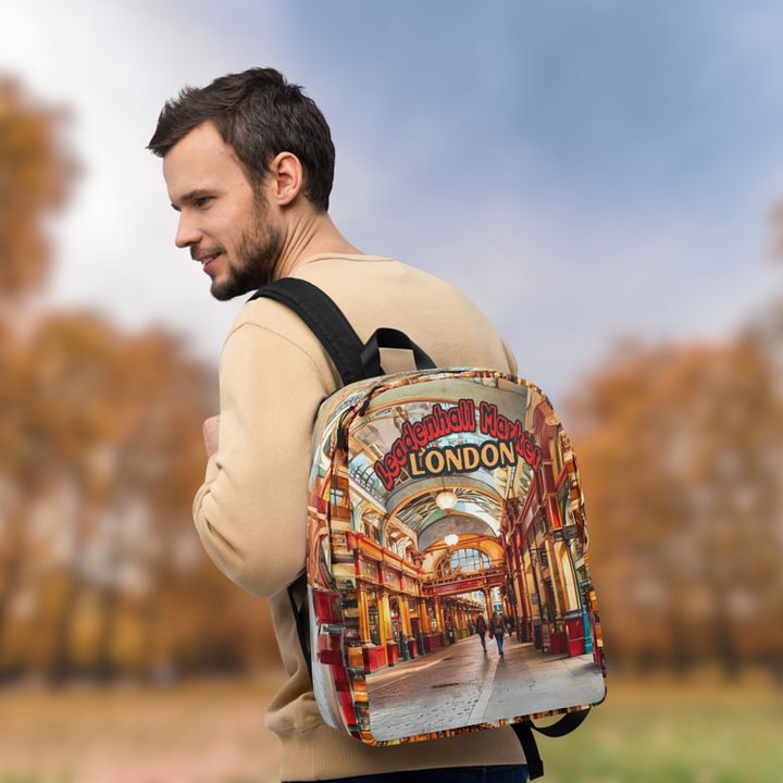 Leadenhall Market London All Over Print Backpack product image (1)