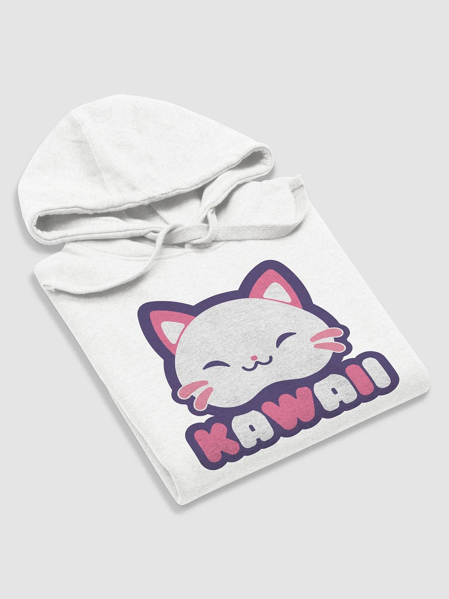 Kawaii Cat White Hoodie product image (5)