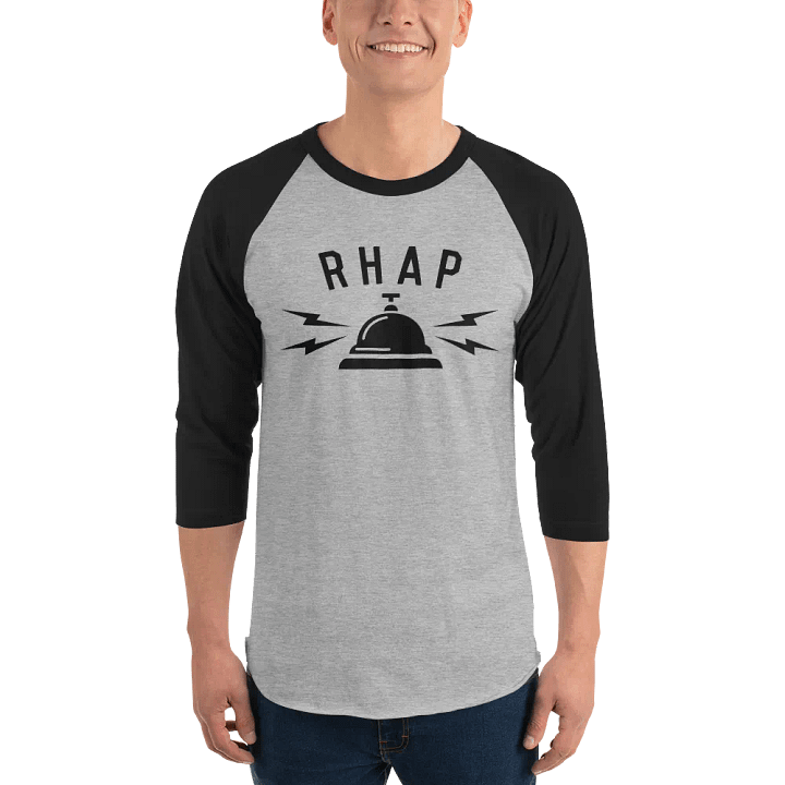 RHAP Bell - Unisex 3/4 Sleeve Cotton T-Shirt product image (1)