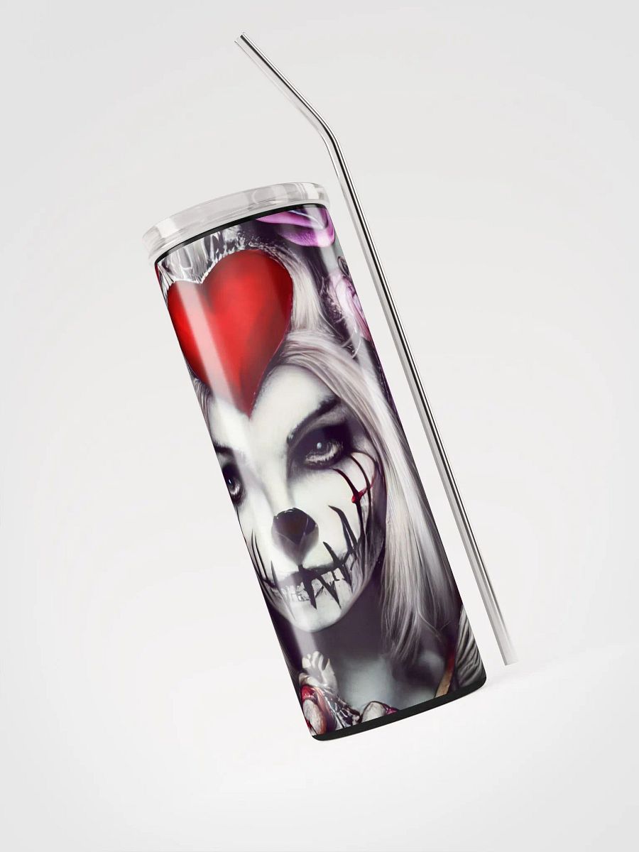 Gothic Romance: Elegant Stainless Steel Tumbler for Valentine's Delight product image (3)