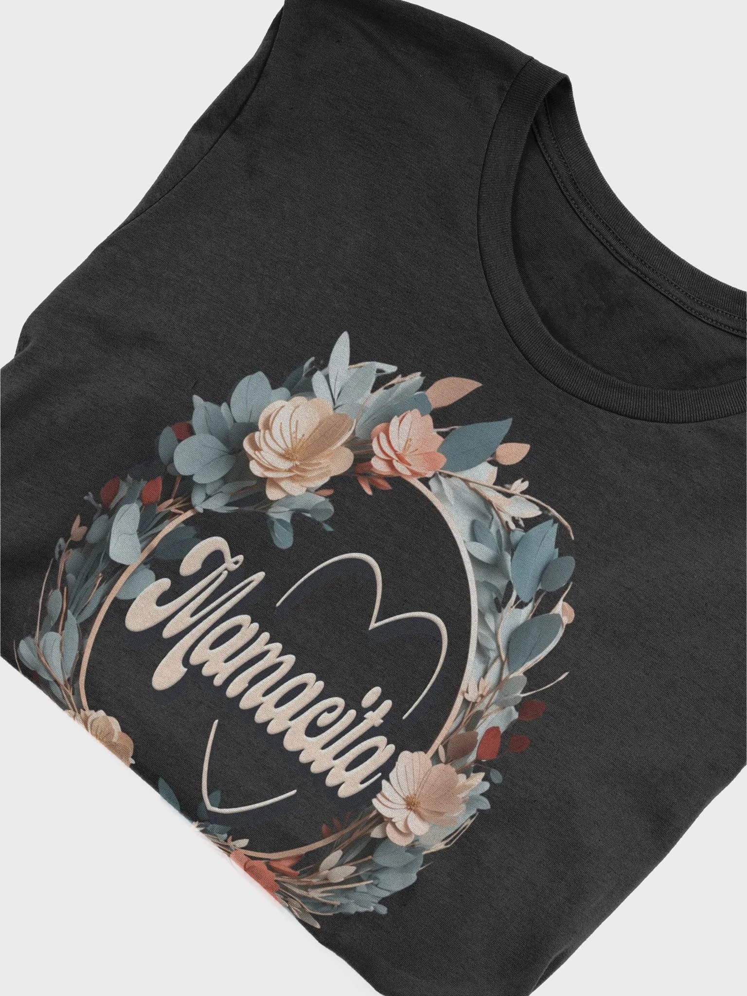 Mothers Day Floral Wreath Mamacita T-Shirt product image (2)