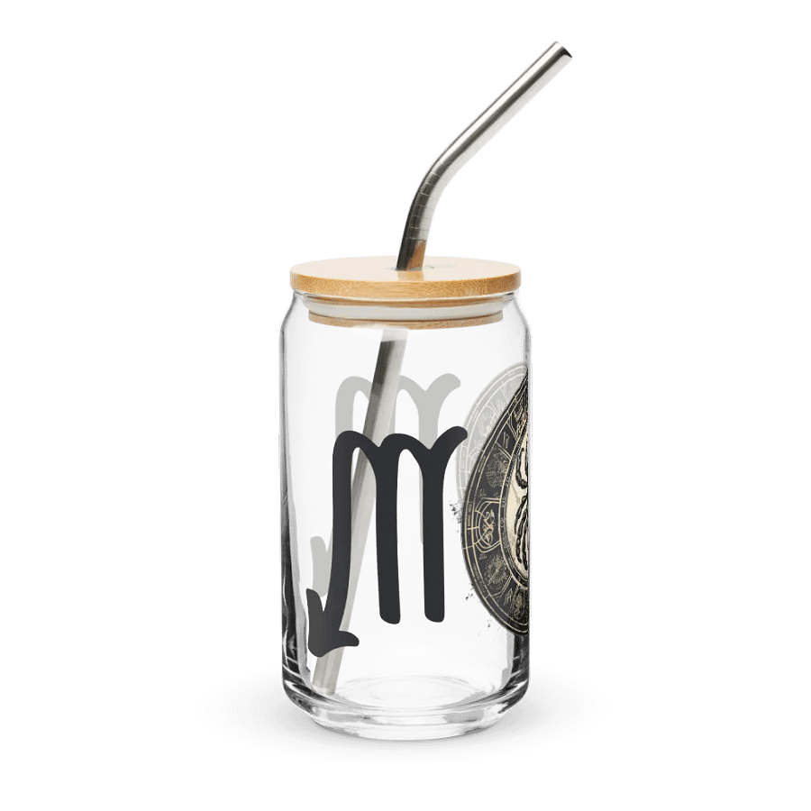 Scorpio Zodiac Glass Can Sipper product image (5)