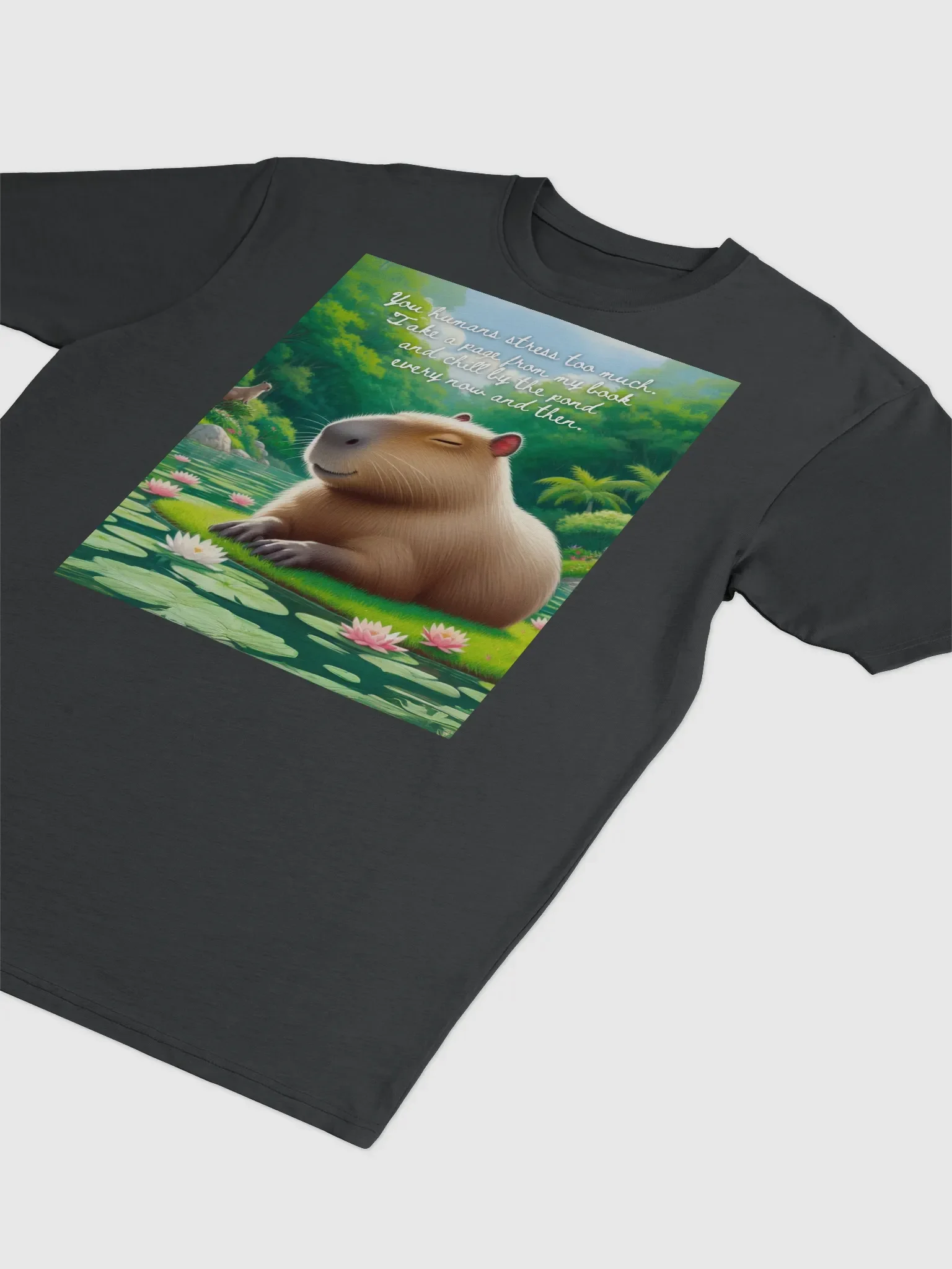 Capybara's Peaceful Advice Heavyweight Tee product image (3)